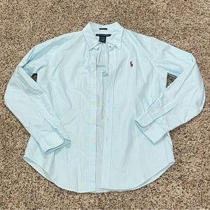 RALPH LAUREN Wmn stripe long sleeve Sz 12